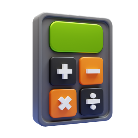 Calculator  3D Icon