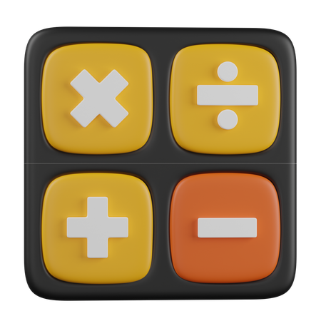 Calculator  3D Icon