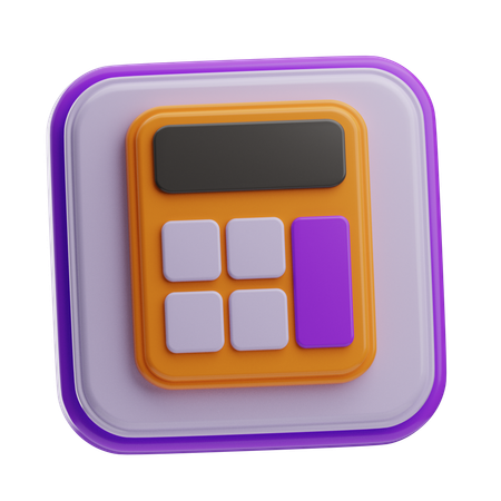 Calculator  3D Icon