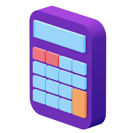 Calculator  3D Icon