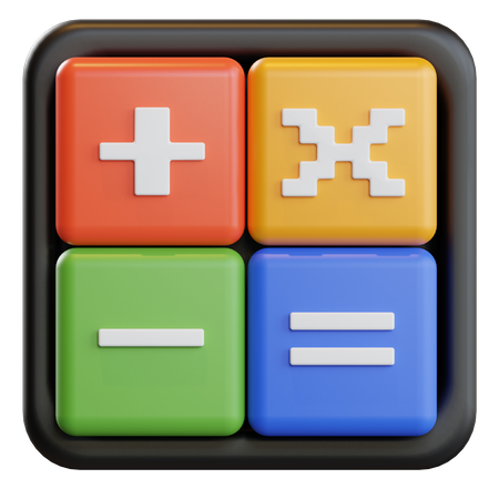 Calculator  3D Icon