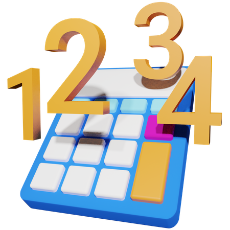 Calculator  3D Icon