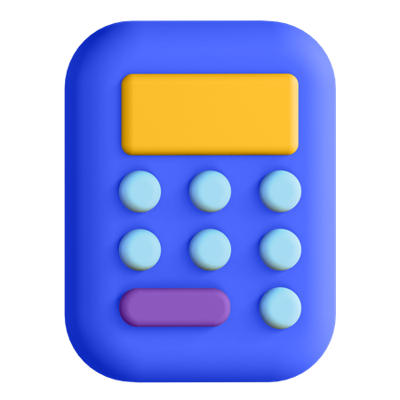 Calculator  3D Icon