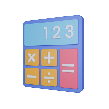 Calculator  3D Icon