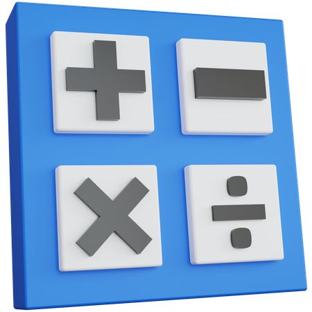 Calculator  3D Icon