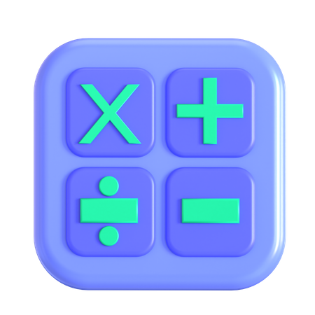 Calculator  3D Icon