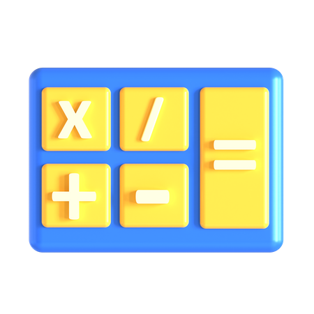 Calculator  3D Icon