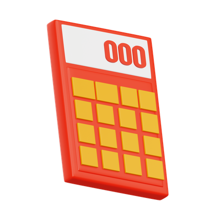 Calculator  3D Icon