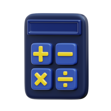 Calculator  3D Icon
