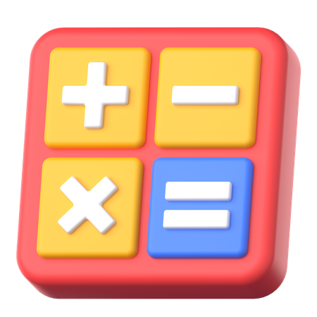 Calculator  3D Icon