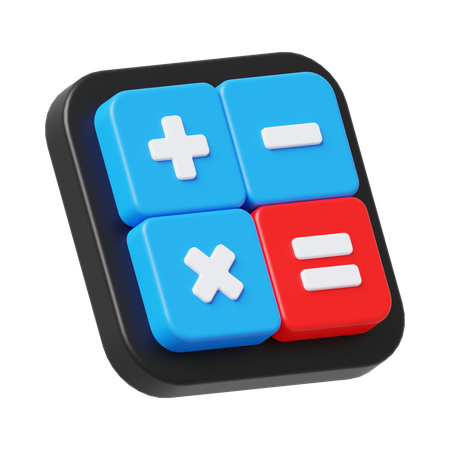 Calculator  3D Icon