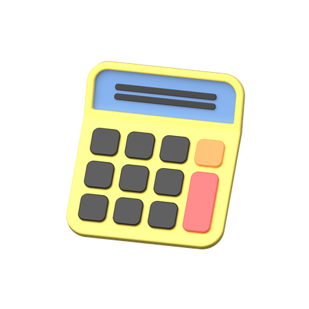 Calculator  3D Icon