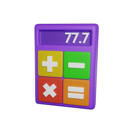 Calculator  3D Icon