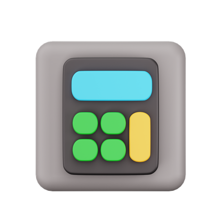 Calculator  3D Icon