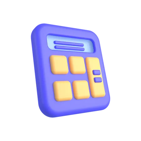 Calculator  3D Illustration