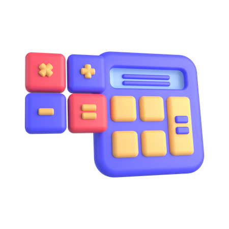 Calculator  3D Illustration