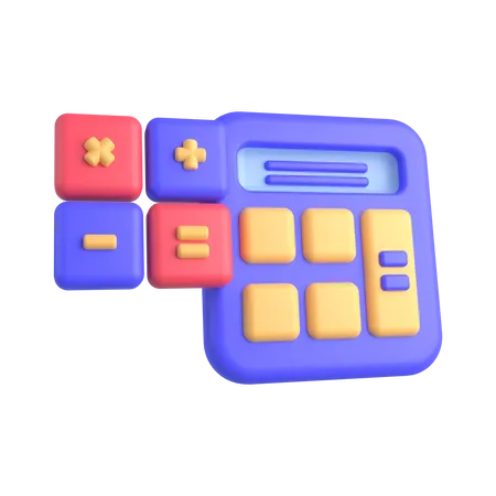 Calculator  3D Illustration