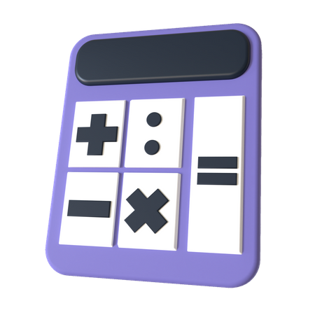 Calculator  3D Illustration