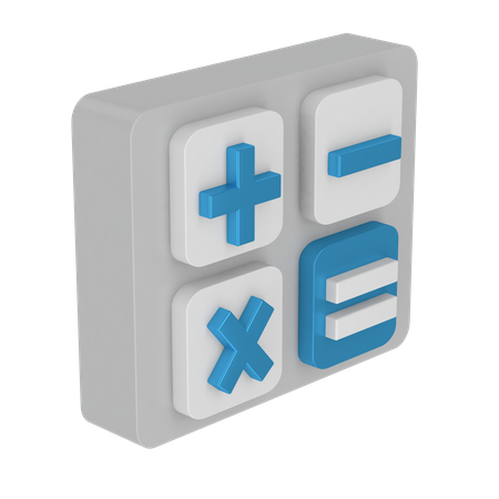 Calculator  3D Illustration