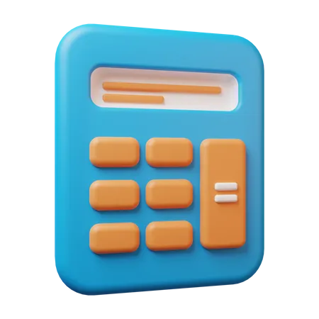 Calculator  3D Illustration