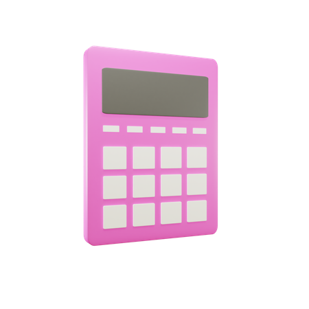 Calculator  3D Illustration