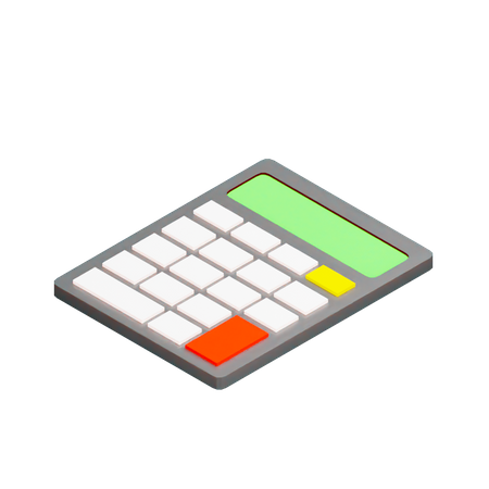 Calculator  3D Illustration