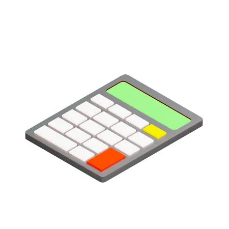 Calculator  3D Illustration