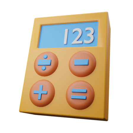 Calculator  3D Illustration