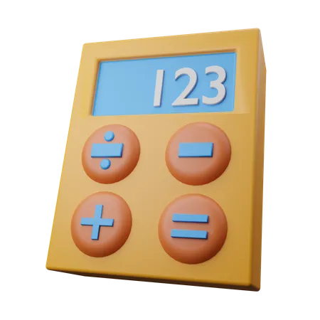 Calculator  3D Illustration