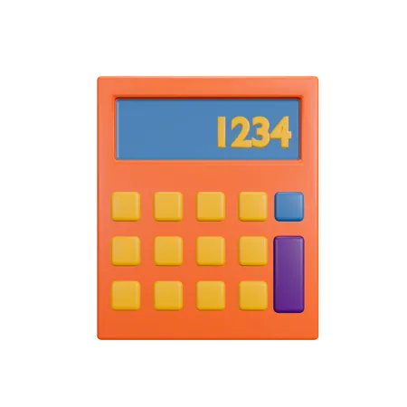 Calculator  3D Illustration