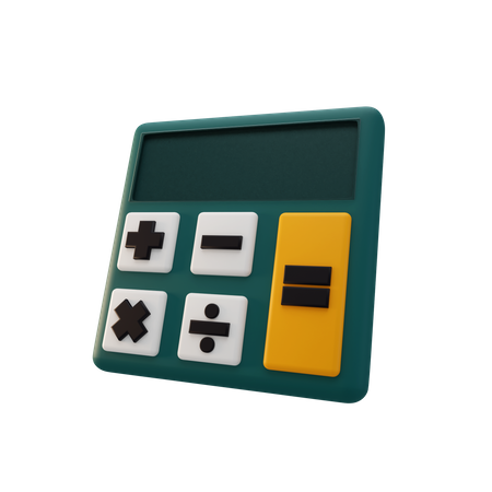 Calculator  3D Illustration