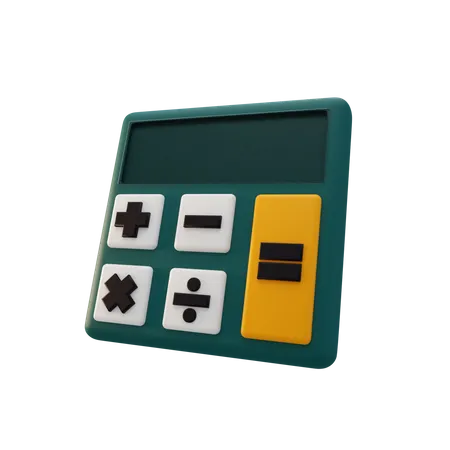 Calculator  3D Illustration