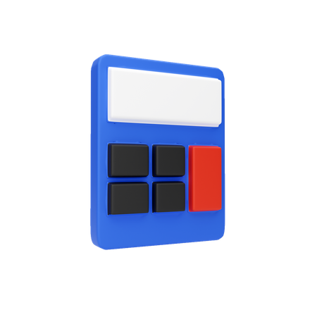 Calculator  3D Illustration