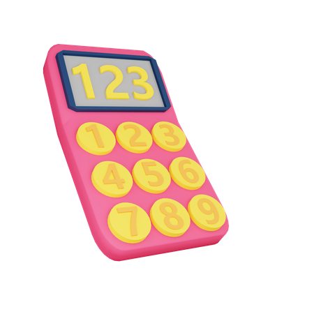 Calculator  3D Illustration