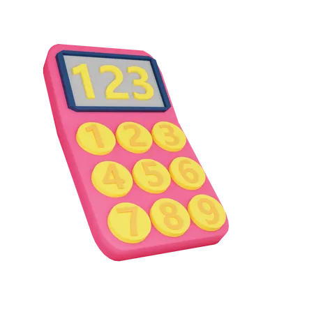 Calculator  3D Illustration