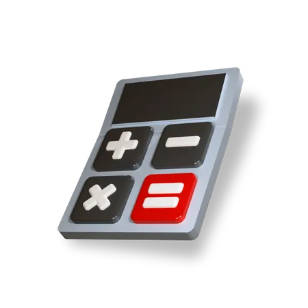 Calculator  3D Illustration