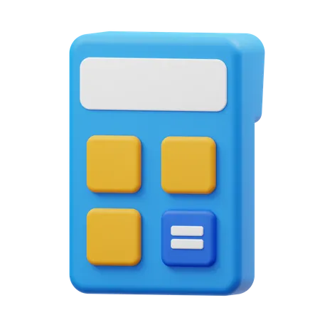 Calculator  3D Illustration