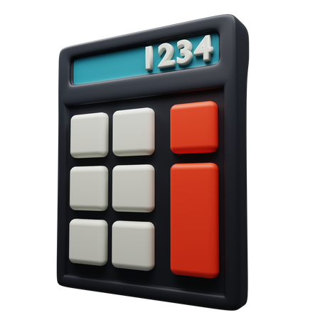 Calculator  3D Illustration