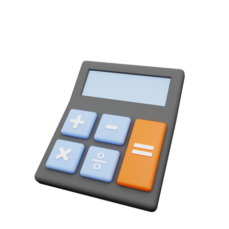 Calculator  3D Illustration