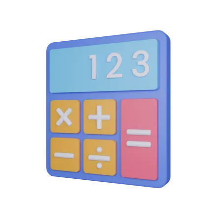 Calculator  3D Illustration