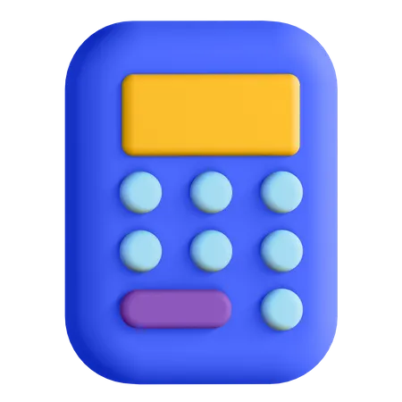 Calculator  3D Illustration