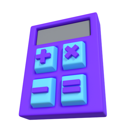 Calculator  3D Illustration