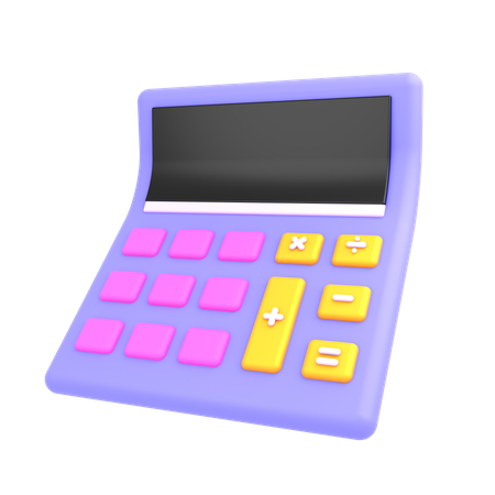 Calculator  3D Illustration