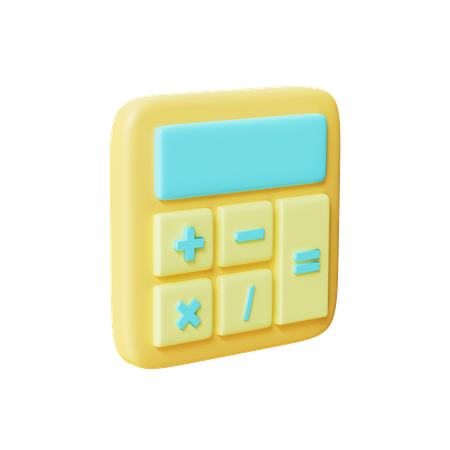 Calculator  3D Illustration