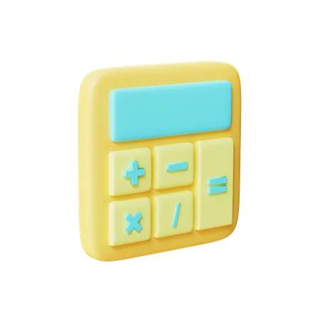 Calculator  3D Illustration