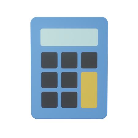 Calculator  3D Illustration