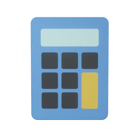 Calculator  3D Illustration