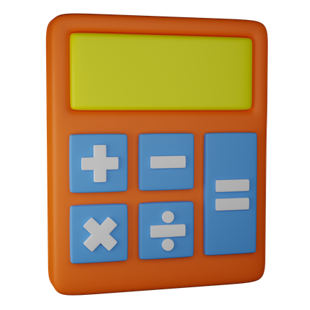 Calculator  3D Illustration