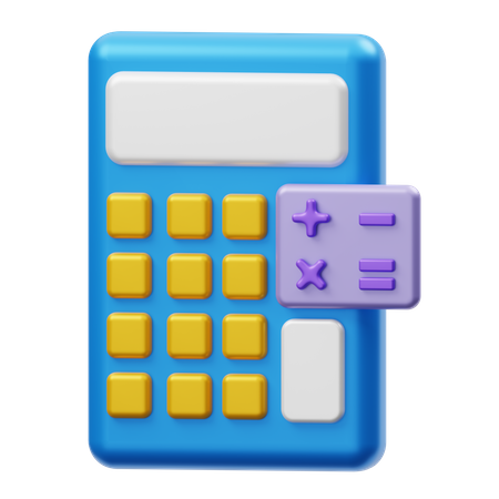 Calculator  3D Illustration