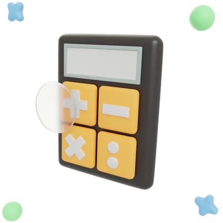 Calculator  3D Illustration